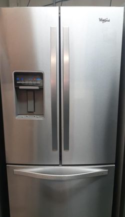 Whirlpool 3-Door Stainless Steel Refrigerator Fridge

