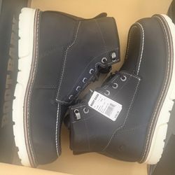 Size 11 Men Work Motorcycle Black Boots