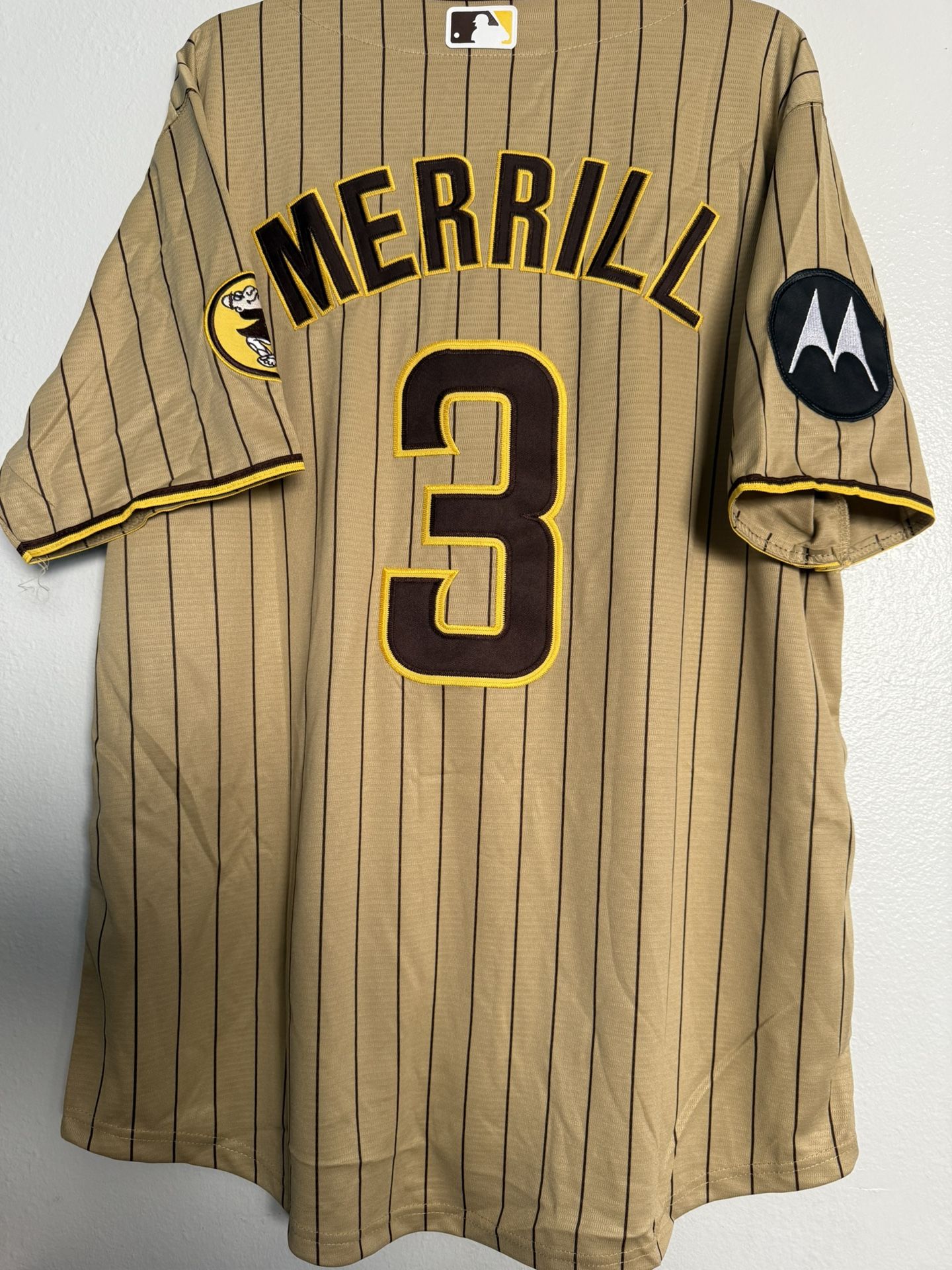 JACKSON MERRILL San Diego Padres Jersey-TAN