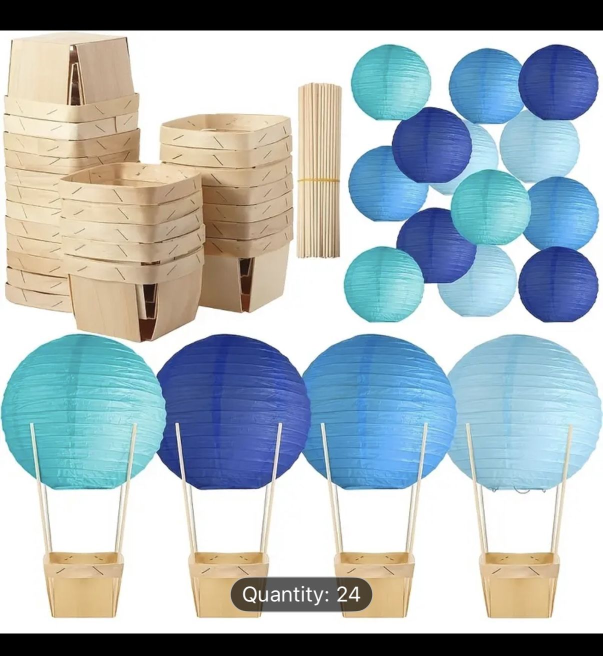 Hot Air Balloon Center Pieces
