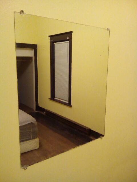 Mirror 3x4 ft wall mirror with hangers