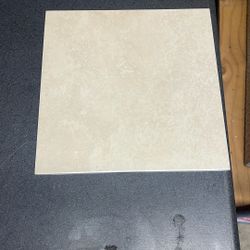 528 Pieces Of 12”x12” Ceramic Tile Light Tan