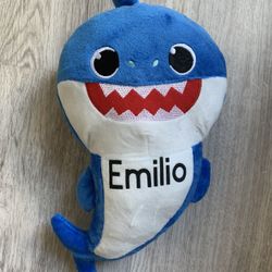Personalized Baby Shark Plush Singing LED Light Plush Toys Music Doll English Song Toy Gift