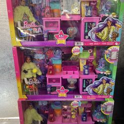 Barbie Extra Doll & Vanity Playset