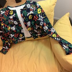 Cropped light jacket