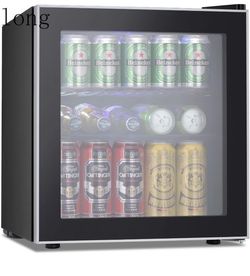 70 Can Mini Fridge Cooler, Dispenser Machine Clear Front removable,l.ocu.ft