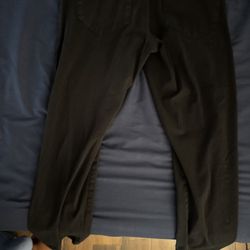 Van Huesen Men Black Pants Slim 32x30