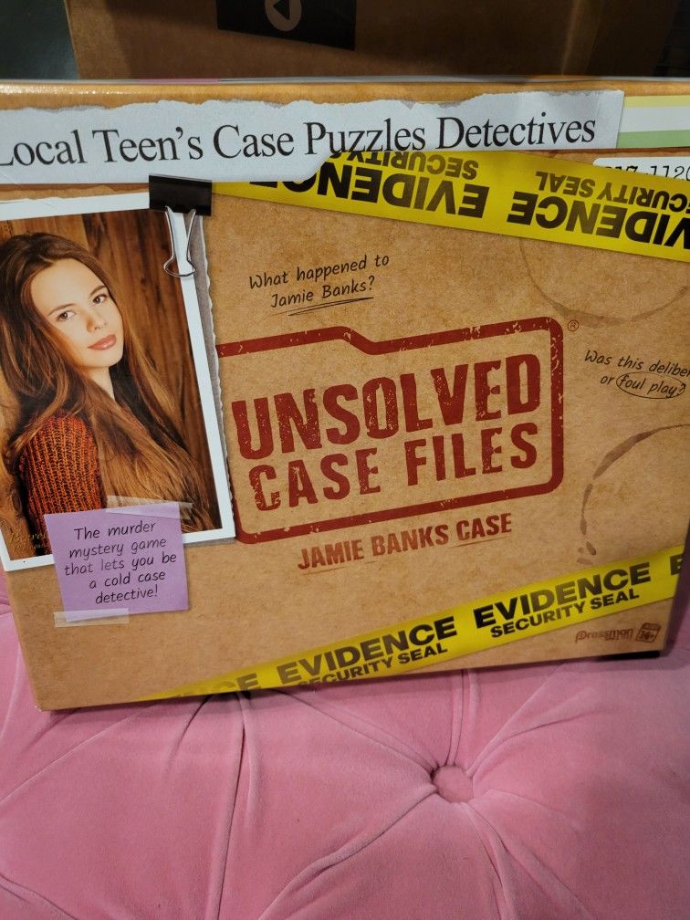 Unsolved case Jamie banks game.
