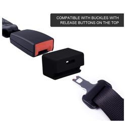 Silicone Seatbelt Secure Buckle Safety Cover Lock (1 Pack)