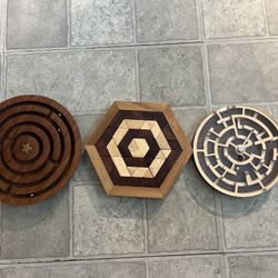 3 Wood Puzzle Games Brain Teasers   In San Francisco 