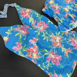 Brand New With Tags Tommy Bahama Halter Tankini And Bottoms, Large