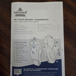 Pet Stain Eraser Power Brush