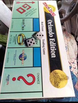 Vintage Monopoly Orlando Florida Edition