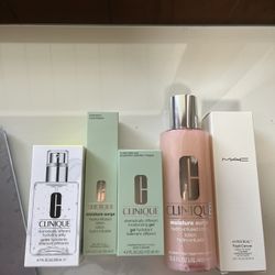 Clinique And MAC Skincare Set - Dramatically Different & Moisture Surge (New, Full-Size & Travel) 