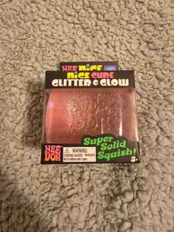 NeeDoh Nice Cube Glitter and Glow