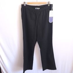 NWT Diane Gilman DG2 Womens Straight Stretch Pants Denim Black Size XL