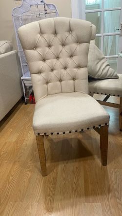 Used 4 Chairs and one bench