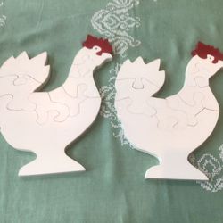 Vintage Amish Wooden Child’s Puzzle 