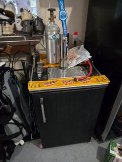 Home Kegerator with CO2 Tank and 2 Tap