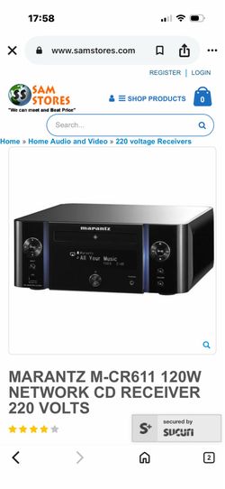 Marantz m cr611 Bluetooth receiver WiFi