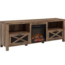 Tv stand w/fireplace