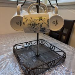 Princess House Coffee Mug Caddy 