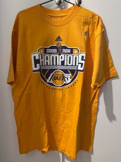 Adidas Los Angeles Lakers 2009 NBA Champions T-Shirt Men’s Size Large