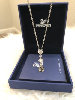 Swarovski teardrop pendent