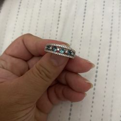 925 Sterling Silver Wedding Ring Size 9