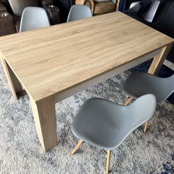 WAYFAIR DINING ROOM WITH 4 CHAIRS 