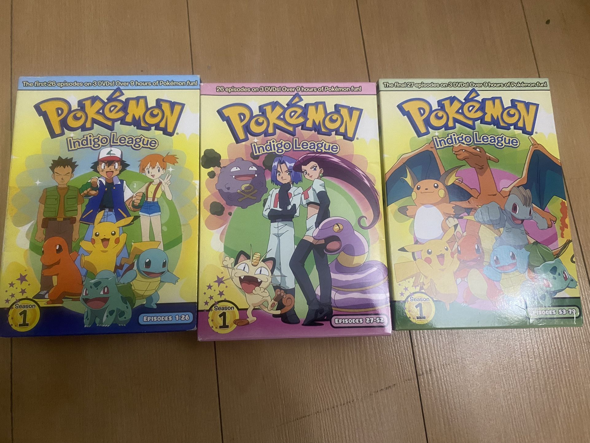 Pokémon DVD Indigo League, Boxes