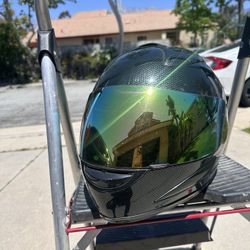 Carbon Fiber Motorcycle Riding Helmet