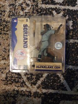 NEW YORK YANKEES TODD MCFARLANE MLB BASEBALL SPIRT PICS ALFONSO SORIANO NEW FIGURINE