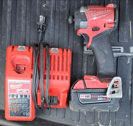 Milwaukee M18 FUEL Impact Driver with Battery and Charger