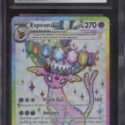 2025 Pokémon Black Star Promos Prismatic Evolutions Espeon EX 175 Mint+ CGC 9.5