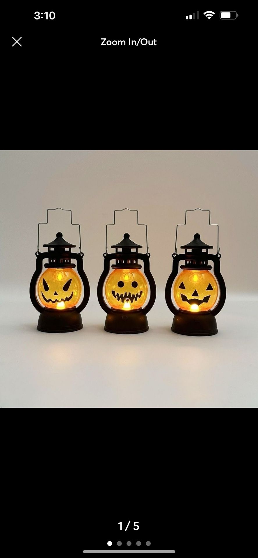 3 Pcs Vintage Pumpkin Night Light, Hand Lamp, Halloween Festive Ambience Lamp