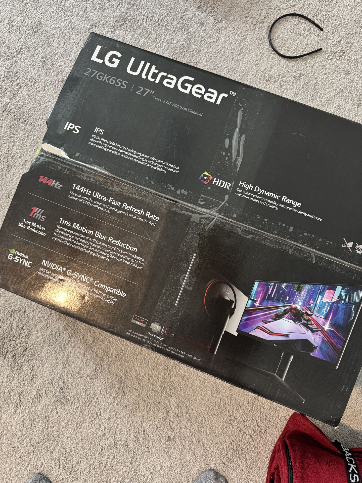 LG UltraGear 27” Monitor