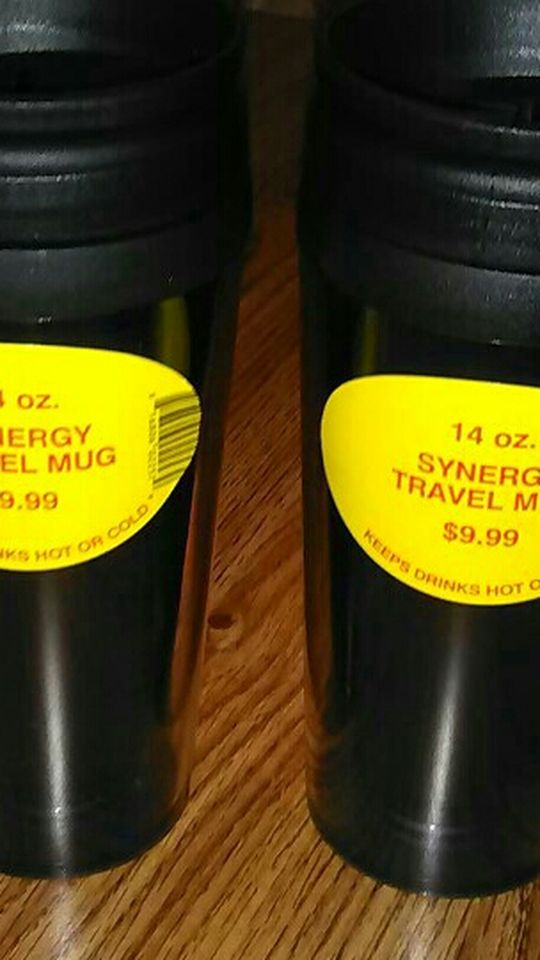 14 oz. Synergy Travel Mugs! New