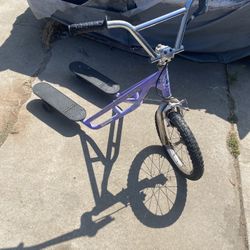 Vintage California Chariot BMX Bike Skateboard Combo Scooter 