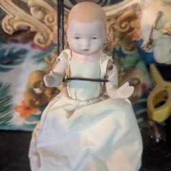 Two-Headed Baby Porcelain Antique Doll
