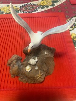 5x5x4” Vintage Cardee West SEA GULL Sculpture Driftwood HANDCRAFTED