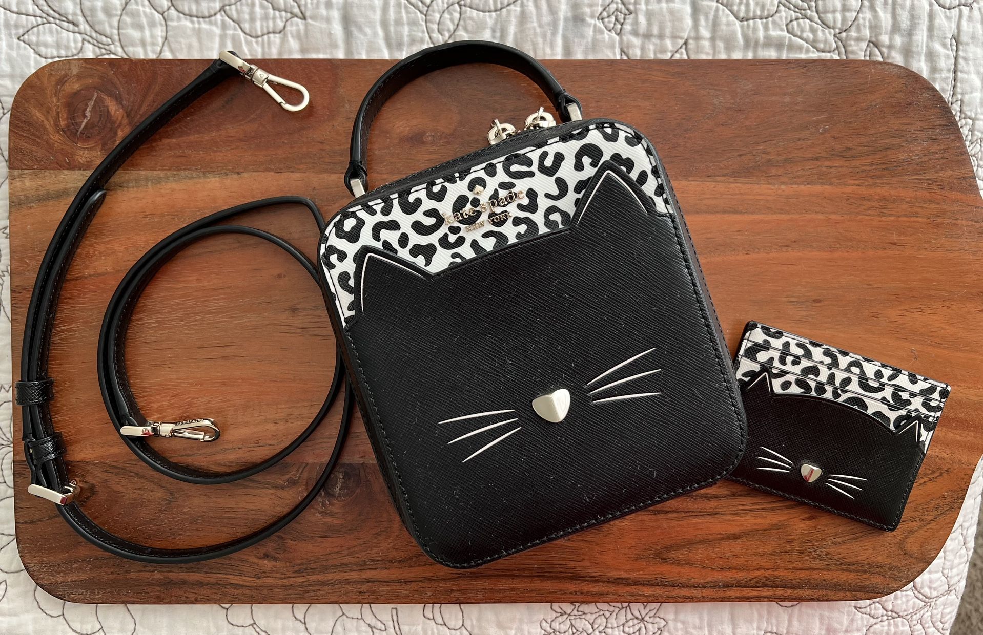 Kate spade kitty purse cheap
