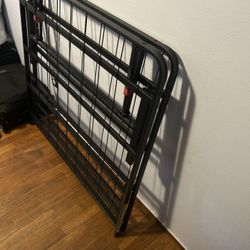 bed frame, twin bed, folding bed, metal frame, mattress frame, guest bed, dorm bed