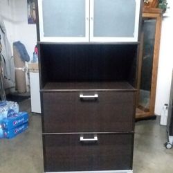 EXCELLENT FILE CABINET IN ESPRESSO COLOR