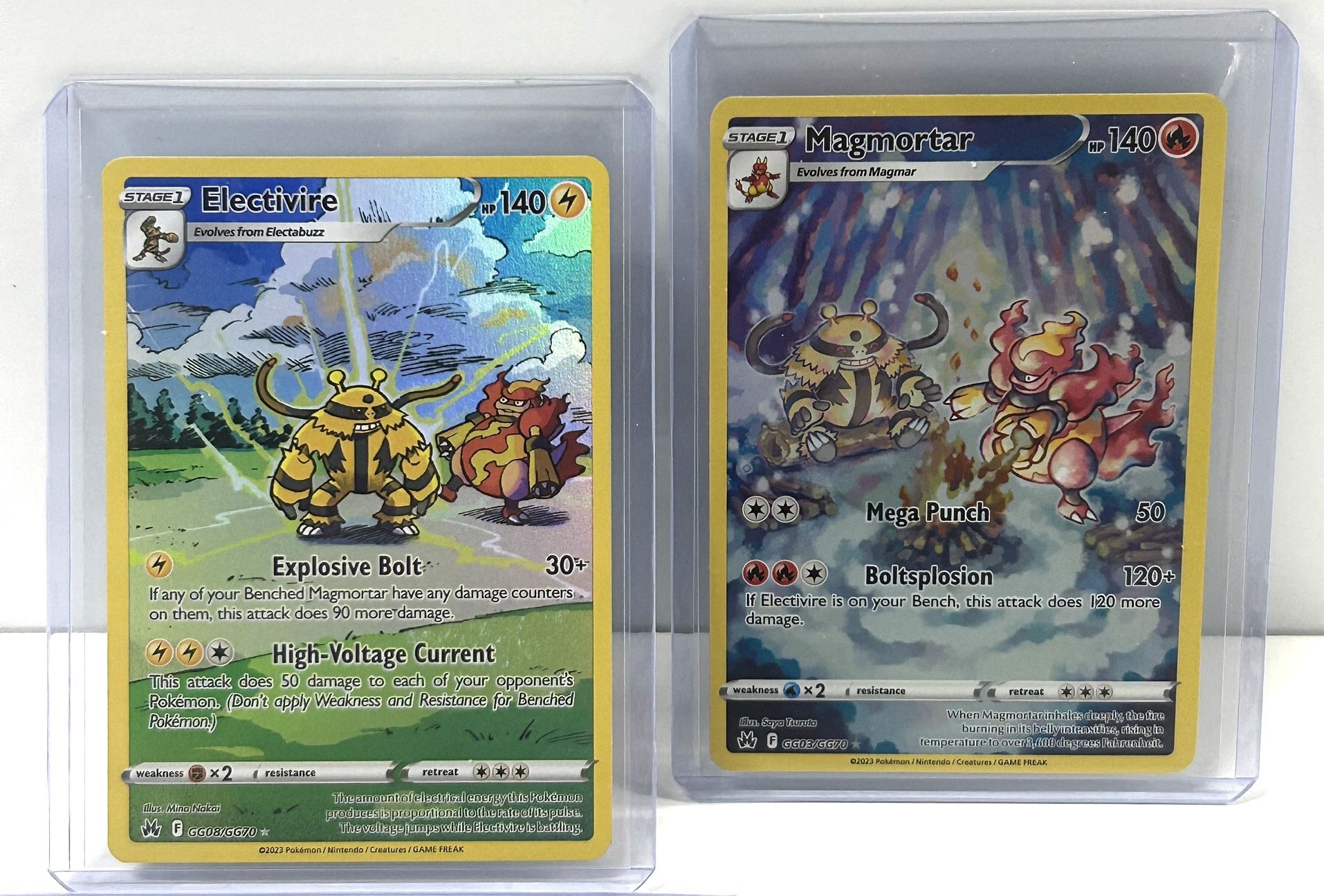 Pokemon Cards : Electivire / Magmortar