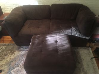 Couch - sectional with ottoman