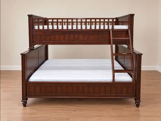 Twin over Full Wood Bunk Bed