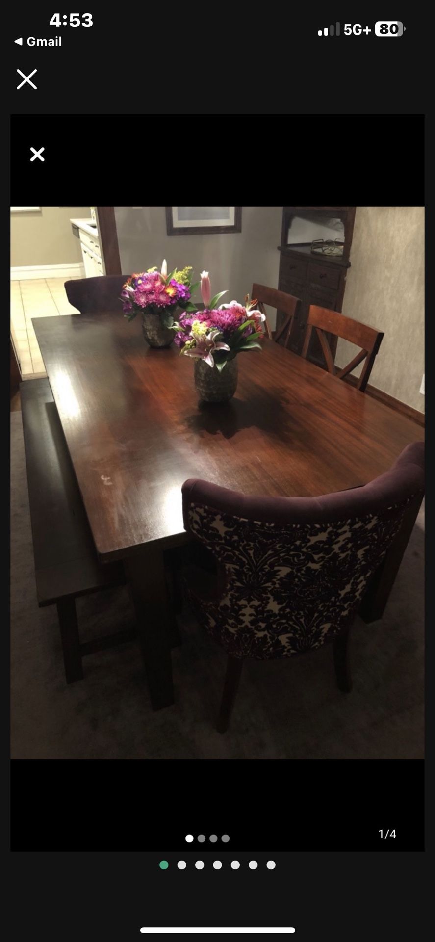 Pier one dining room table 