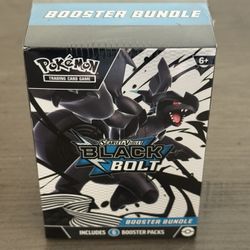 Pokemon Black Bolt Booster Bundle Sealed 