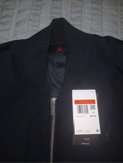 Nike Jordan Renegade Jacket Black  Bomber Mens Size Large NEW